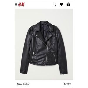 H&M Faux Leather Jacket